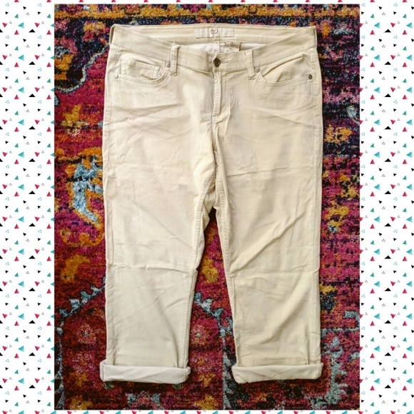 Ilin Denim - Ilin Khaki Capri Cropped Corduroys sz L/12